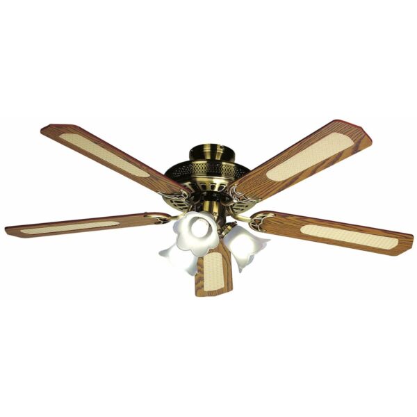 Wentylator sufitowy z oświetleniem FARELEK BALEARES 60 W - obrazek 2