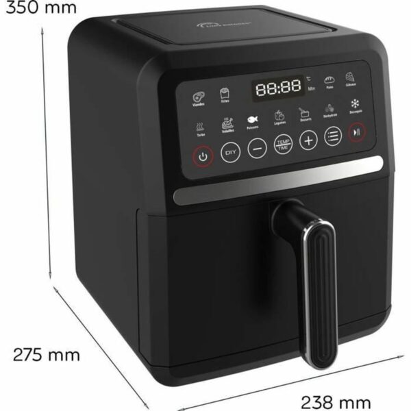 Frytkownica na gorące powietrze Little Balance Crousty light 1500 W 5 L - obrazek 2