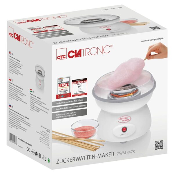 Maszynka do Waty Cukrowej Clatronic ZWM 3478 - obrazek 2