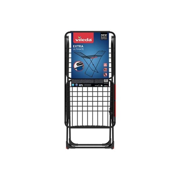 Suszarka składana Vileda Extra Black 174090 174 x 56 x 116 cm - obrazek 3