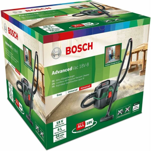 Odkurzacz 3 w 1 BOSCH AdvancedVac 18V-8 8 L - obrazek 4