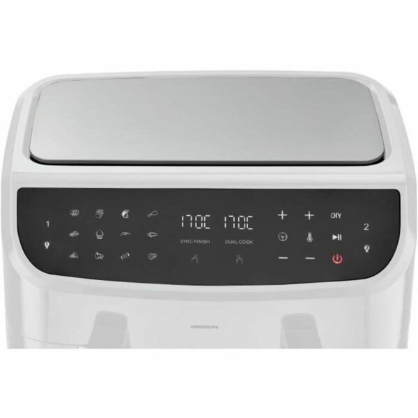 Frytkownica na gorące powietrze Medion LIFE P20 Biały Czarny 2600 W 8,7 l - obrazek 3