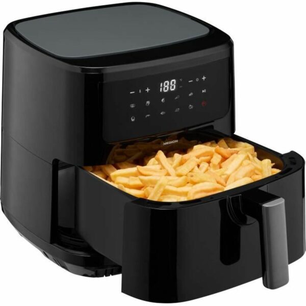 Frytkownica na gorące powietrze Medion MD11750 Czarny 2150 W 6,8 L - obrazek 3