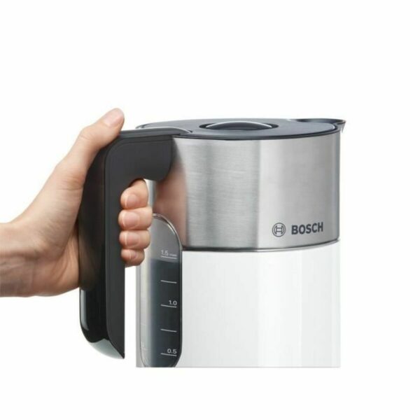 Czajnik BOSCH TWK8611P 2400 W Biały Szary Antracyt plástico,acero inoxidable 2400 W 1,5 L - obrazek 2