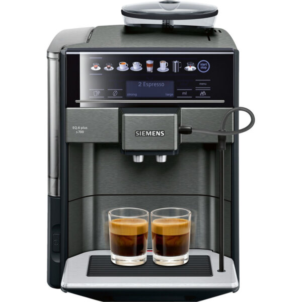 Superautomatyczny ekspres do kawy Siemens AG TE657319RW Czarny Szary 1500 W 2 Šálky 1,7 L