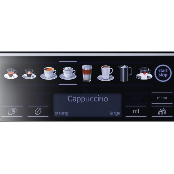 Superautomatyczny ekspres do kawy Siemens AG TE657319RW Czarny Szary 1500 W 2 Šálky 1,7 L - obrazek 5