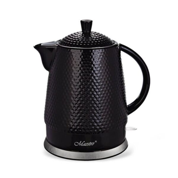 Czajnik Feel Maestro MR-069 Biały Czarny Ceramiczna 1500 W 1,5 L - obrazek 2