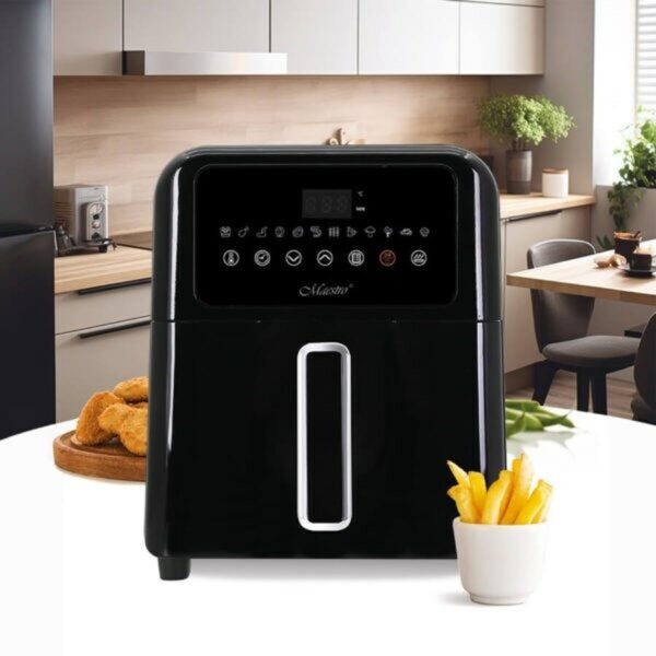 Frytkownica na gorące powietrze Feel Maestro MR-757 Czarny 1700 W 6 L - obrazek 3