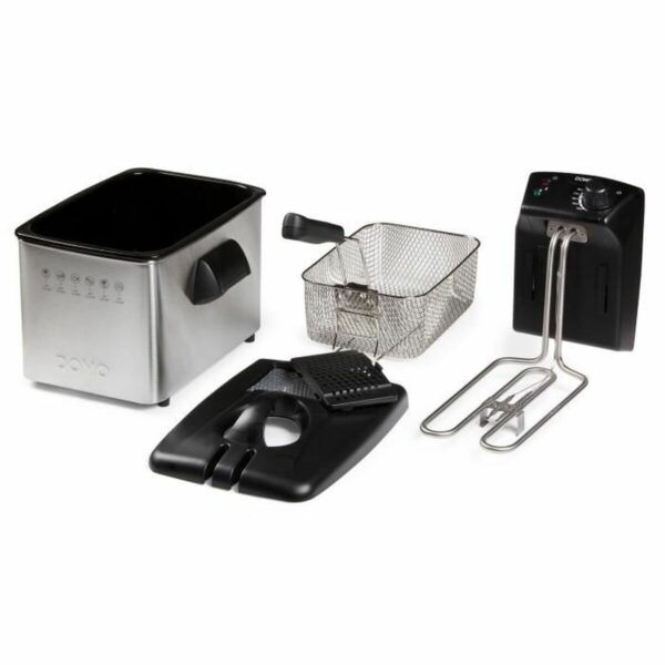 Frytkownica DOMO DO465FR 4 L 3000 W Srebrzysty Stal - obrazek 2