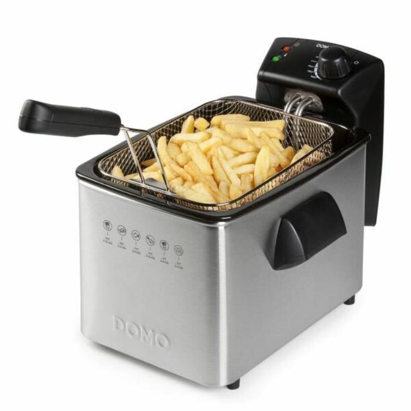Frytkownica DOMO DO465FR 4 L 3000 W Srebrzysty Stal - obrazek 3