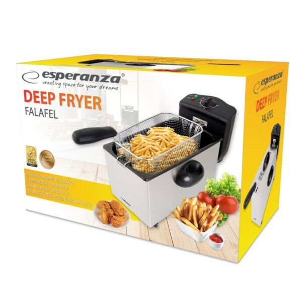 Frytkownica Esperanza EKG010 2000 W 3 L - obrazek 4