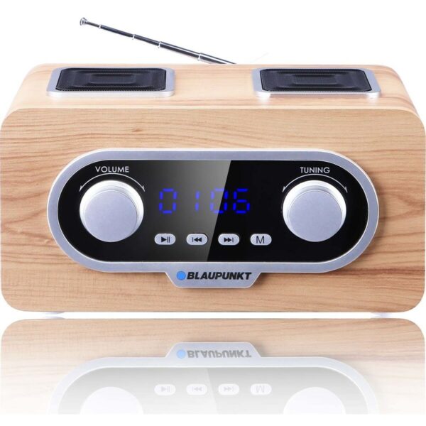 Radio Blaupunkt PP5.2CR Biały Brązowy Drewno - obrazek 2
