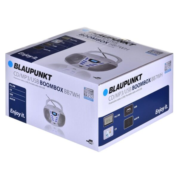 Radio Blaupunkt BB7WH Szary Turkusowy Tak - obrazek 4