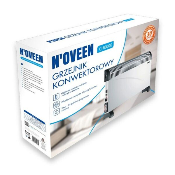 Grzejnik N'oveen CH-6000 Biały 2000 W - obrazek 6