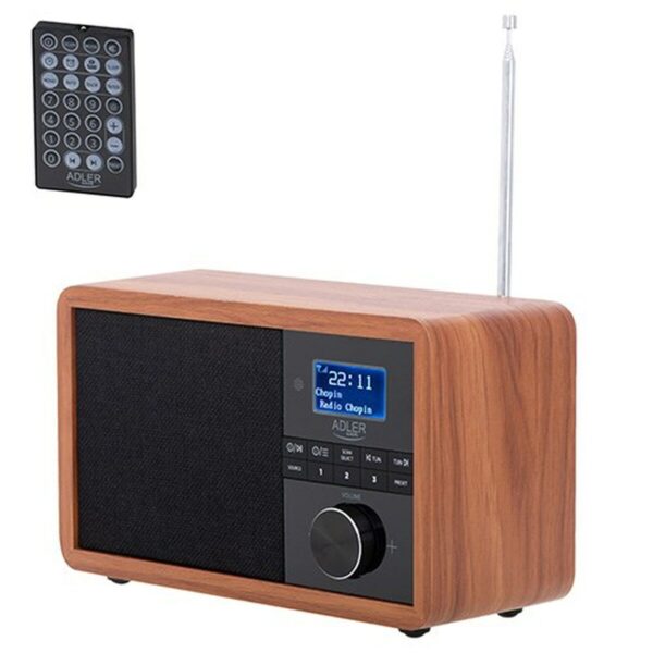 Radio Adler AD 1184 Czarny Drewno - obrazek 3