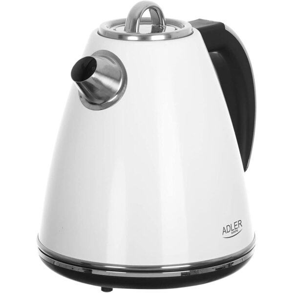 Czajnik Adler AD 1341 Biały Stal nierdzewna 2200 W 1,5 L - obrazek 2