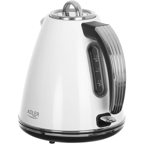 Czajnik Adler AD 1341 Biały Stal nierdzewna 2200 W 1,5 L - obrazek 3