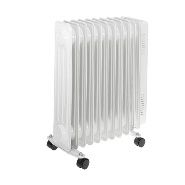 Grzejnik olejowy Adler AD 7817 Biały Czarny 2500 W - obrazek 2