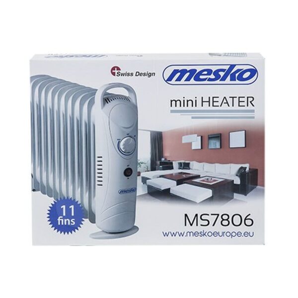 Grzejnik olejowy Mesko MS7806 Biały 1200 W - obrazek 6