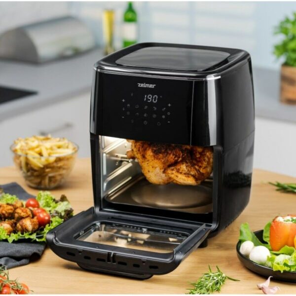 Frytkownica na gorące powietrze Zelmer ZAF7120 Czarny 1700 W 12 L - obrazek 6