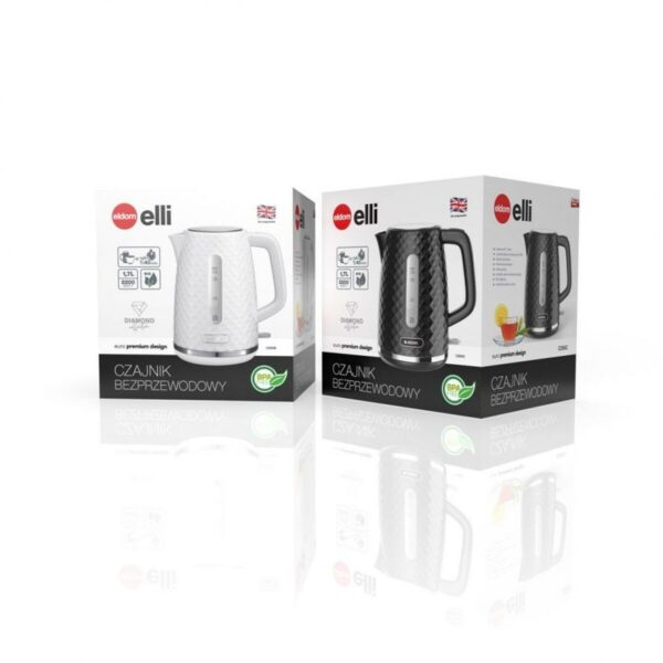 Czajnik Eldom C280C  Czarny 2200 W 1,7 L - obrazek 3