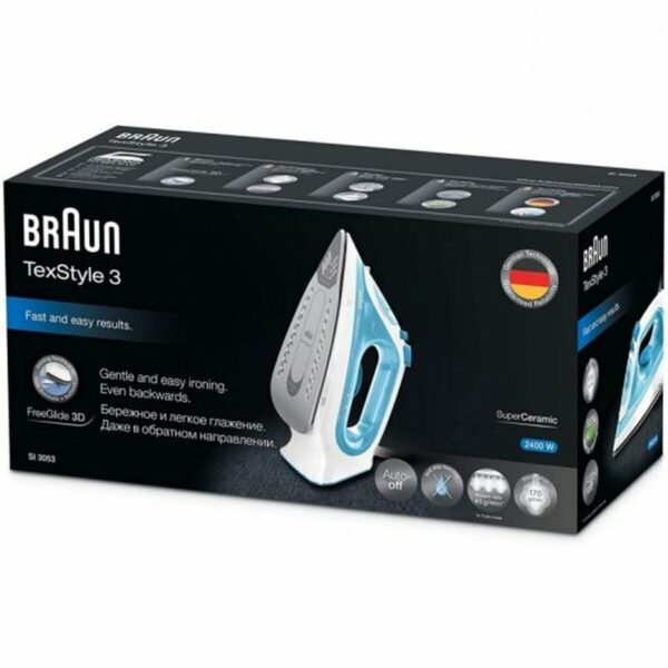 Żelazko Parowe Braun TexStyle 3 SI3053BL - obrazek 2