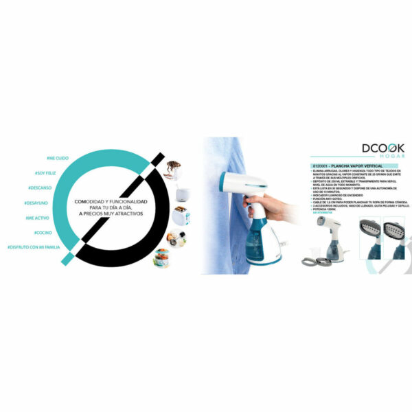 Pionowe Żelazko Parowe Dcook Gallery 1500 W - obrazek 2