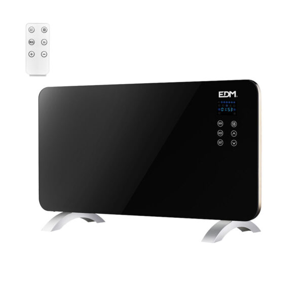 Grzejnik cyfrowy EDM 07182 Czarny 1500 W - obrazek 2