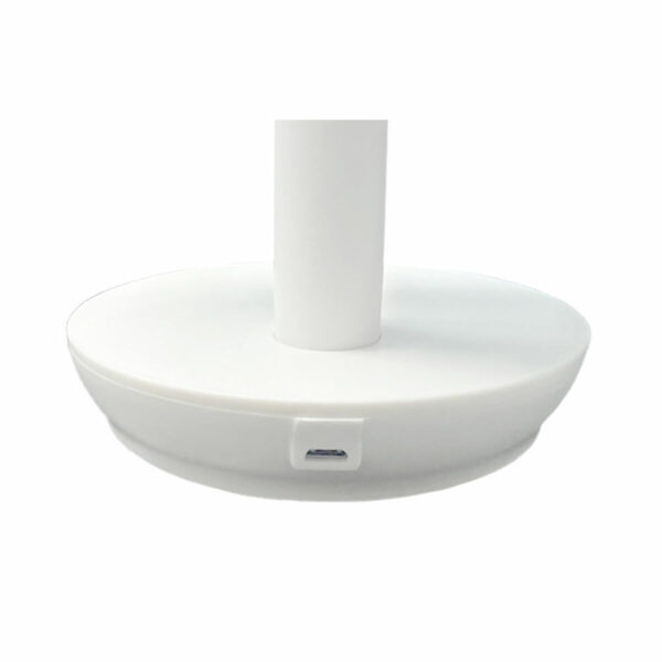 Wentylator podłogowy EDM Biały 4 W 16,5 x 18,5 cm Wielokrotnego ładowania USB - obrazek 3