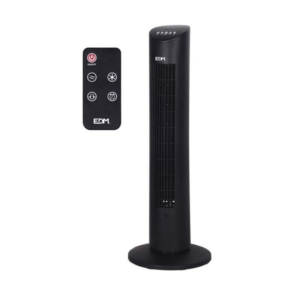Wentylator wieżowy EDM Czarny 60 W