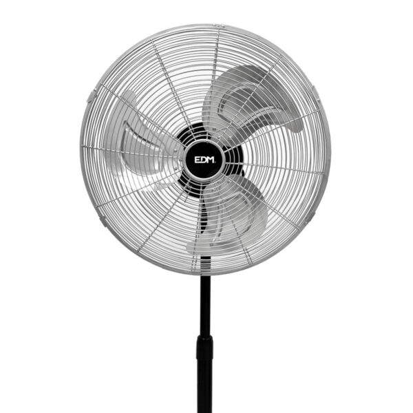 Wentylator stołowy EDM Czarny matowy 80 W Ø 50 cm przemysłowy - obrazek 2