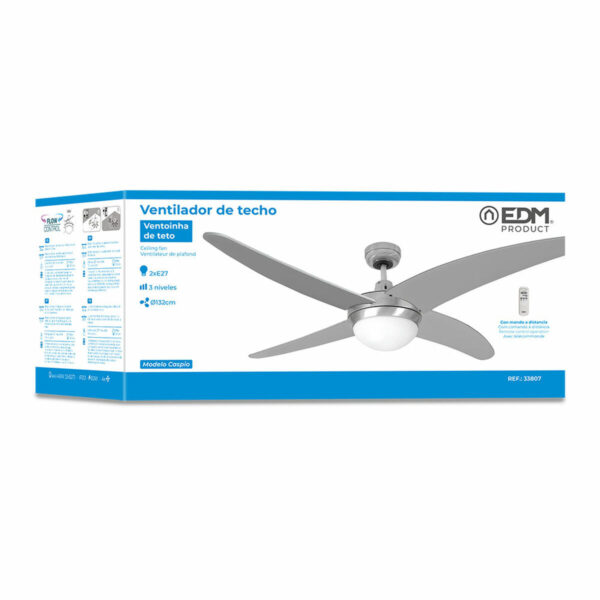 Wentylator sufitowy z oświetleniem EDM 33807 Caspio 60 W - obrazek 5