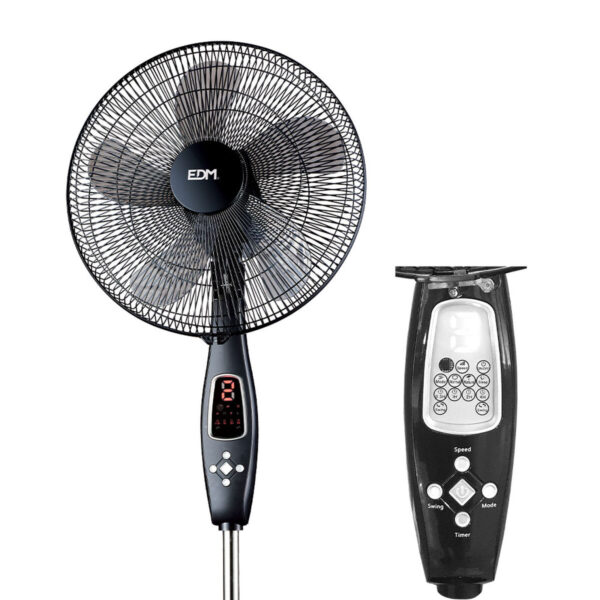 Wentylator stołowy EDM Czarny 60 W - obrazek 2