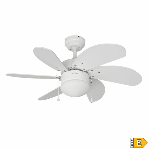 Wentylator sufitowy z oświetleniem EDM 33985 Aral Biały 50 W - obrazek 2