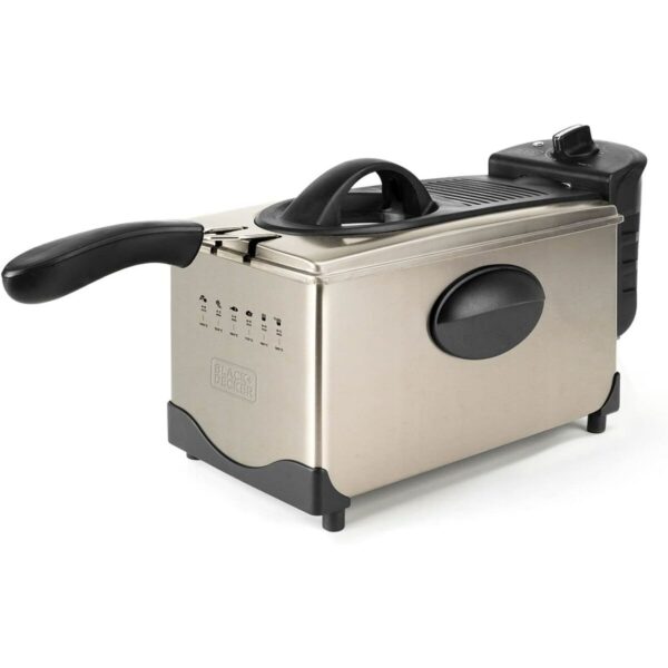 Frytkownica na gorące powietrze Black & Decker ES9730040B 2100 W 3 L Szary - obrazek 2