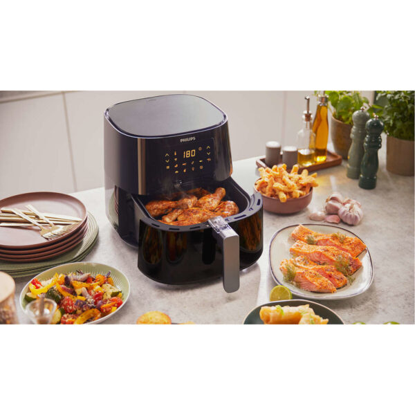 Frytkownica na gorące powietrze Philips HD9280/70 Czarny Srebrzysty 2000 W 6,2 L - obrazek 5