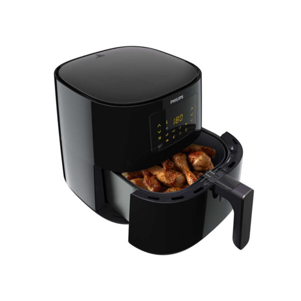 Frytkownica na gorące powietrze Philips HD9280/70 Czarny Srebrzysty 2000 W 6,2 L - obrazek 3