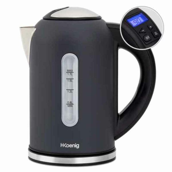 Czajnik Hkoenig BOE52 2200 W Czarny Stal nierdzewna 2200 W 1,7 L 1,7 L - obrazek 3