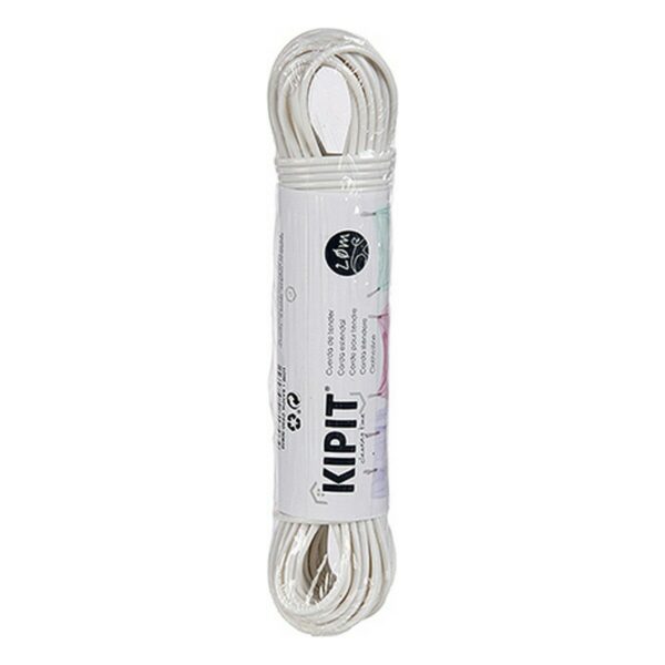 Linka do Prania Biały PVC 20 m (12 Sztuk) - obrazek 2