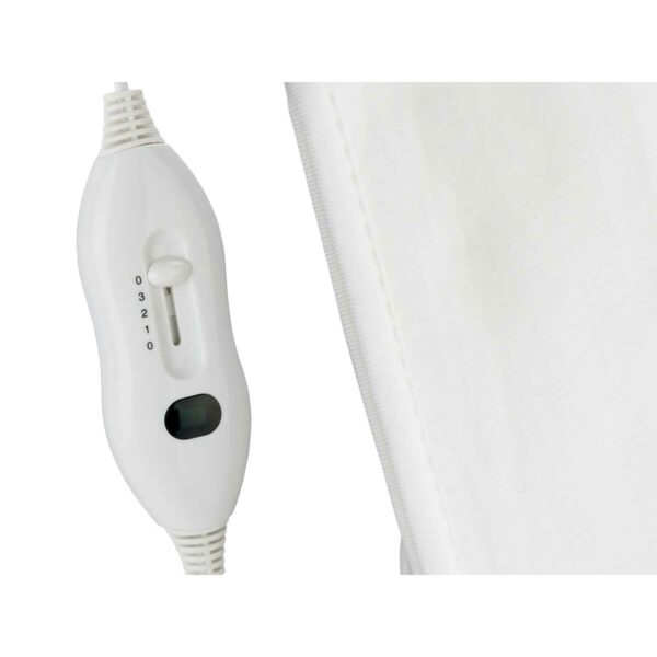 Koc Elektryczny 60 W Biały Poliester 80 x 1 x 150 cm (4 Sztuk) - obrazek 4