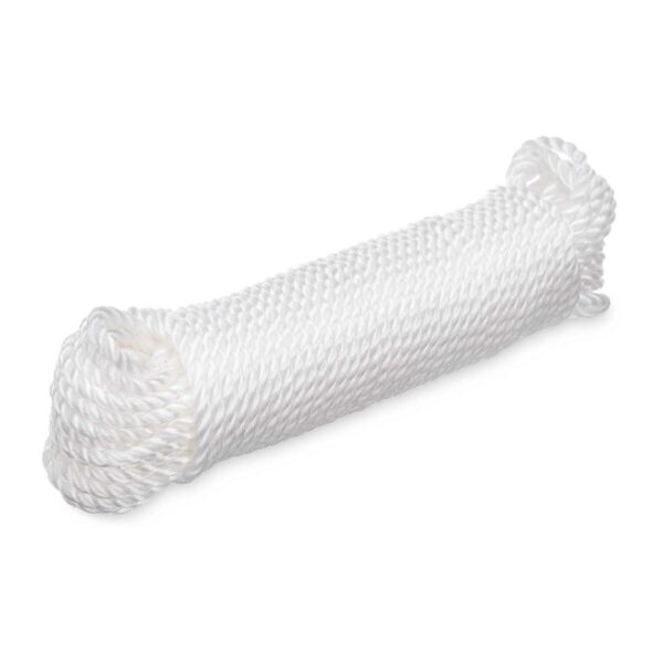 Linka do Prania Biały Plastikowy 20 m (24 Sztuk) - obrazek 2