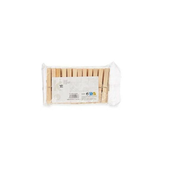 Klamerki do Ubrań Drewno 24 Części Set (24 Sztuk) - obrazek 3