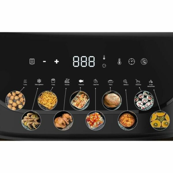 Frytkownica na gorące powietrze Little Balance Crousty light XL Czarny 1600 W 7 L - obrazek 2