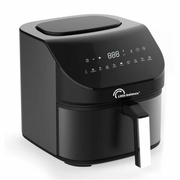 Frytkownica na gorące powietrze Little Balance Crousty light XL Czarny 1600 W 7 L - obrazek 3