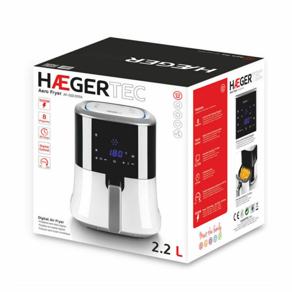 Frytkownica Haeger AF-D22.001A Biały 2,2 L 1000 W - obrazek 2