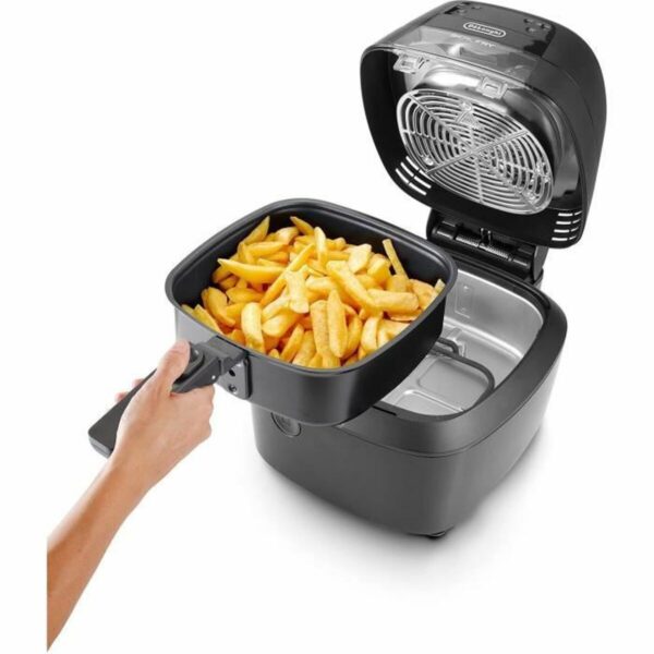 Frytkownica na gorące powietrze DeLonghi 1400 W 1,25 kg Czarny - obrazek 3