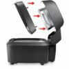 Frytkownica na gorące powietrze DeLonghi 1400 W 1,25 kg Czarny - obrazek 5