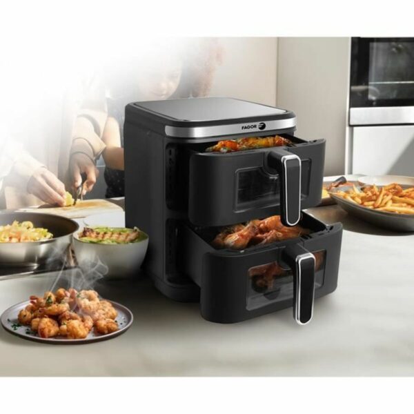 Frytkownica na gorące powietrze Fagor FGD11 Czarny 2800 W 5,5 L - obrazek 2