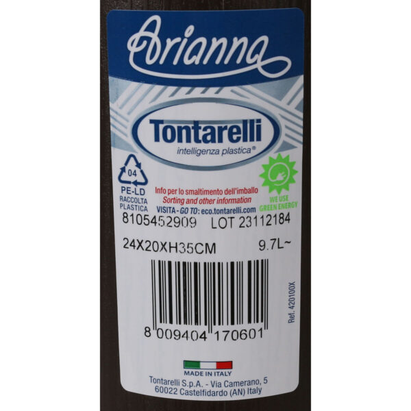 Kosz na Śmieci Tontarelli 2111712 10 L (8 Sztuk) - obrazek 3