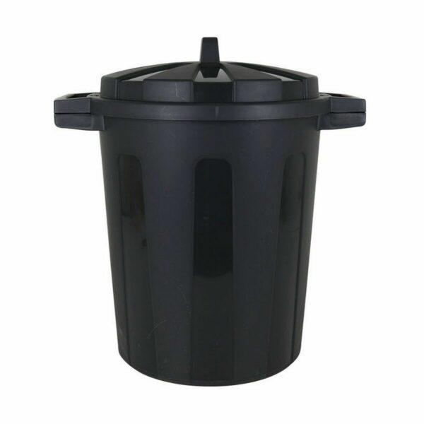 Kosz na Śmieci Dem 50 L Czarny 55 x 41 x 54 cm (3 Sztuk) - obrazek 2